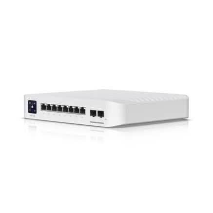 Ubiquiti Pro 8 PoE Géré L3 Gigabit Ethernet (10 100 1000) Connexion Ethernet, supportant l'alimentation via ce port (PoE) Blanc