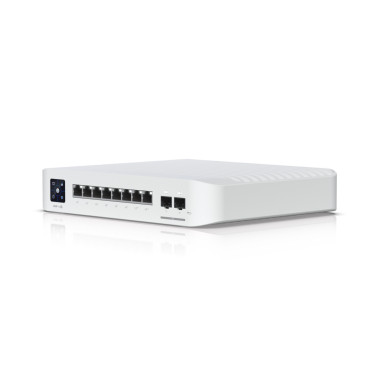 Ubiquiti Pro 8 PoE Géré L3 Gigabit Ethernet (10 100 1000) Connexion Ethernet, supportant l'alimentation via ce port (PoE) Blanc