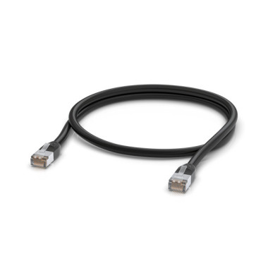 Ubiquiti UACC-CABLE-PATCH-OUTDOOR-1M-BK câble de réseau Noir Cat5e S UTP (STP)