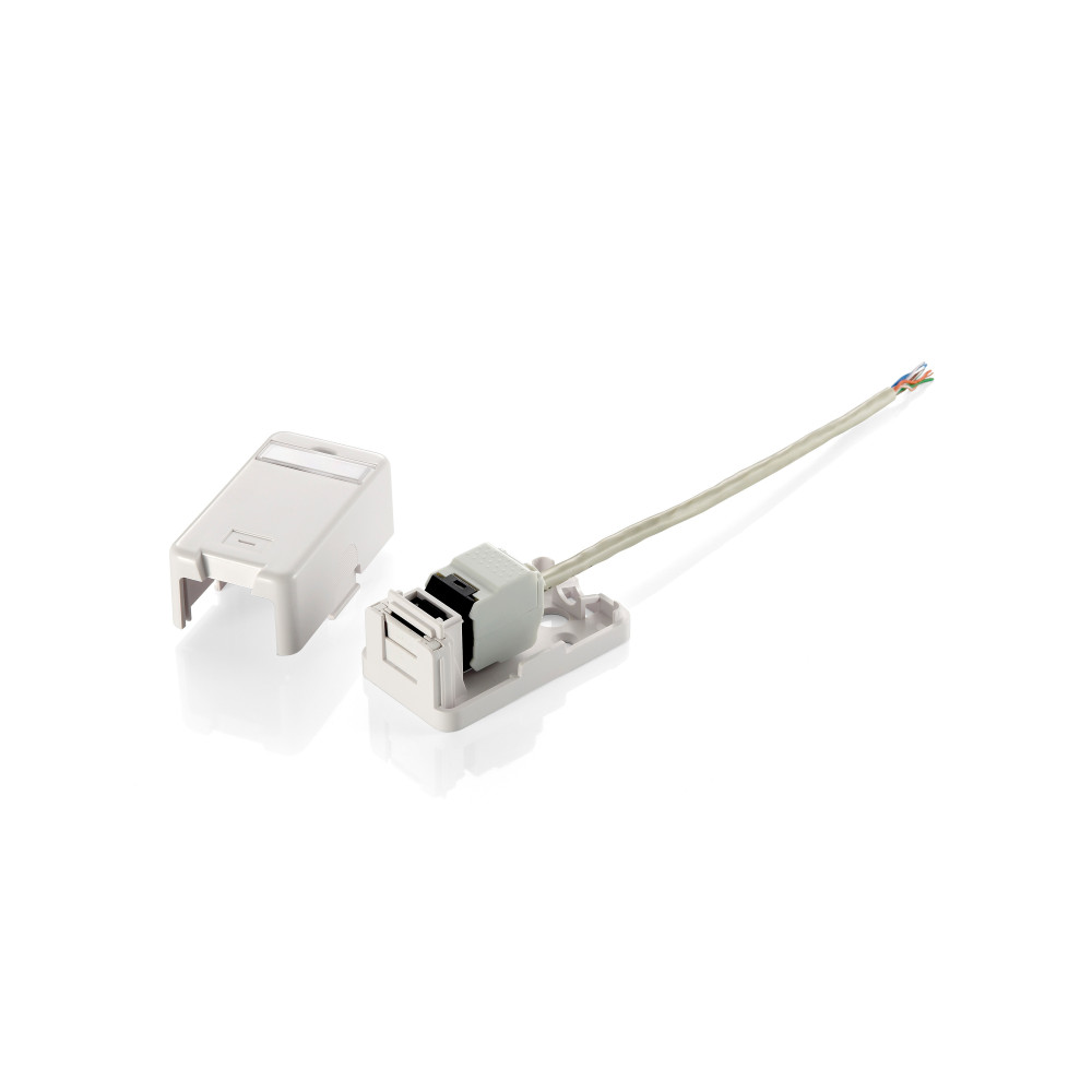 Equip 125121 boitier de prise de courant Blanc