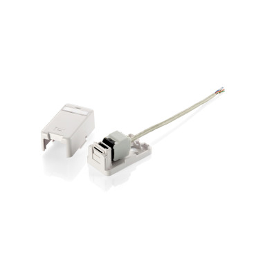 Equip 125121 boitier de prise de courant Blanc