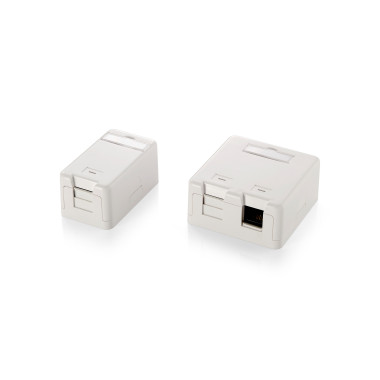 Equip 125121 boitier de prise de courant Blanc