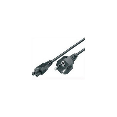 Equip 112150 Noir 1,8 m Coupleur C5 CEE7 4