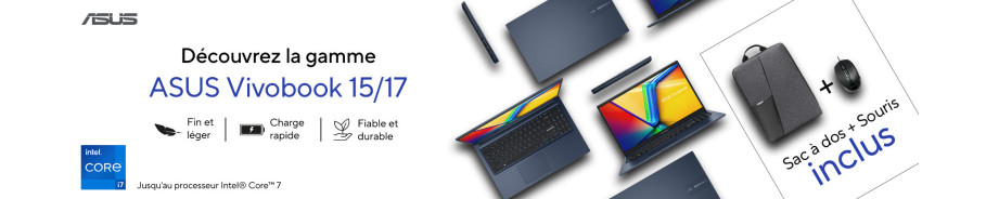 Ordinateurs portables ASUS Vivobook 15 et 17 | Laptops performants