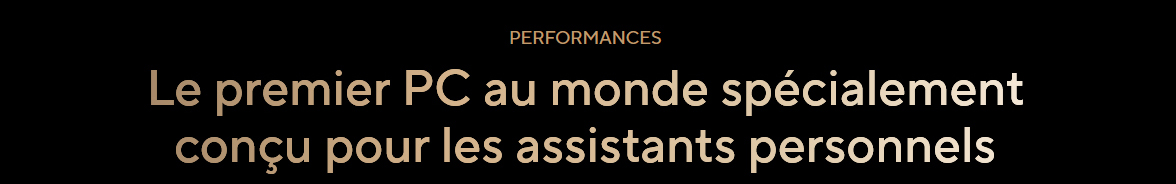 Le premier PC au monde specialement conçu pour les assistants personnels