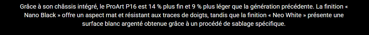L'ordinateur portable ProArt 16 pouces le plus fin jamais conçu