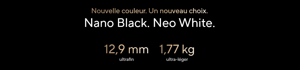 Grâce à son châssis intégré, le ProArt P16 est 14 % plus fin et 9 % plus léger que la génération précédente. La finition « Nano Black » offre un aspect mat et résistant aux traces de doigts, tandis que la finition « Neo White » présente une surface blanc argenté obtenue grâce à un procédé de sablage spécifique.