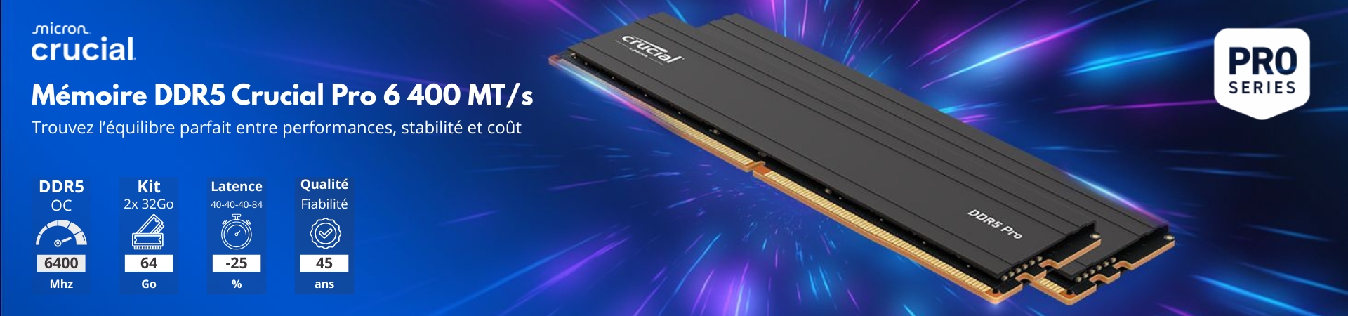 Crucial Pro DDR5 6400