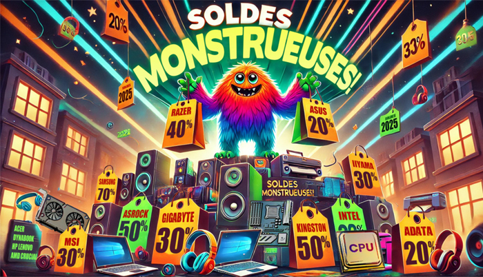 Soldes monstrueuses ECP 2025