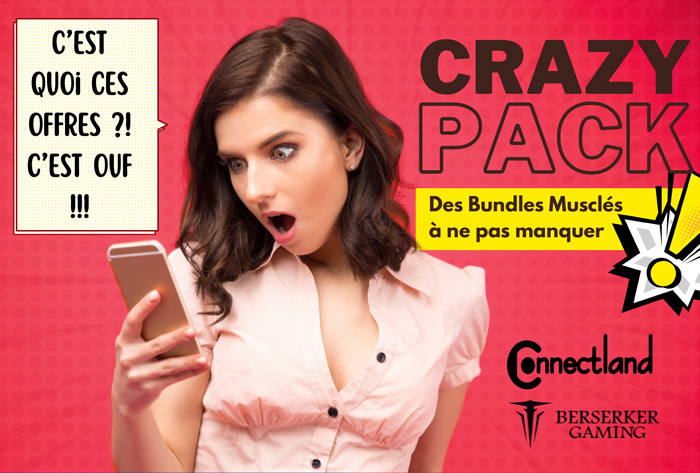 Bannière Crazy Pack - Des Bundles Musclés à ne pas manquer !