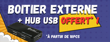 Offre Speciale Boitier Externe + Hub USB Offert ! A partir de 10pcs