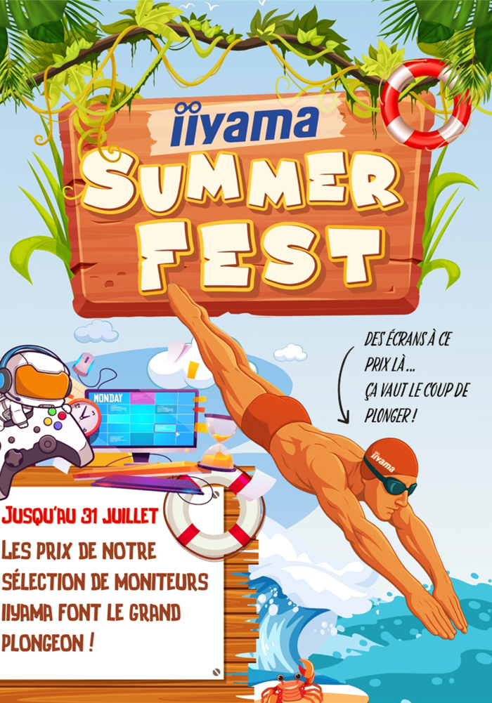 IIyama Summer Fest | Jusqu'au 31 juillet Les prix de notre sélection de moniteurs font le grand plongeon 