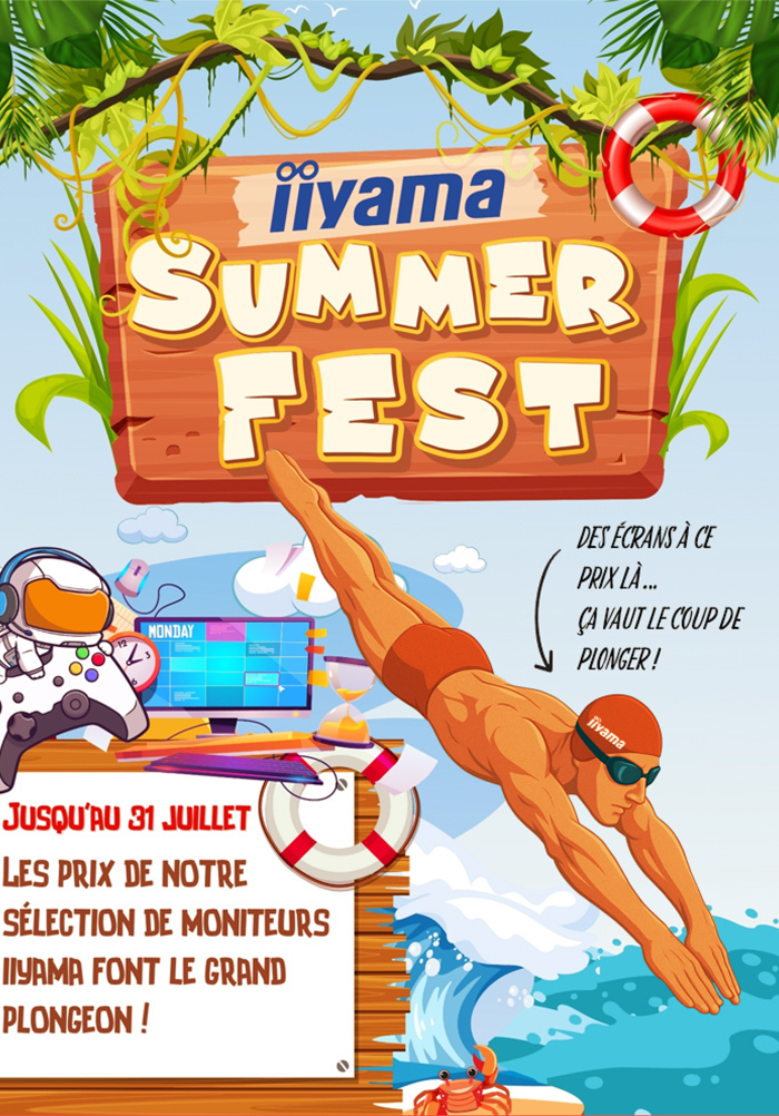 IIyama Summer Fest | Jusqu'au 31 juillet Les prix de notre sélection de moniteurs font le grand plongeon 
