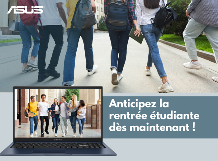 Anticipez la rentrée dès maintenant avec les ordinateurs portables Asus