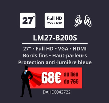 Super Deal! Dahua - LM27-B200S - 53€ au lieu de 55€
